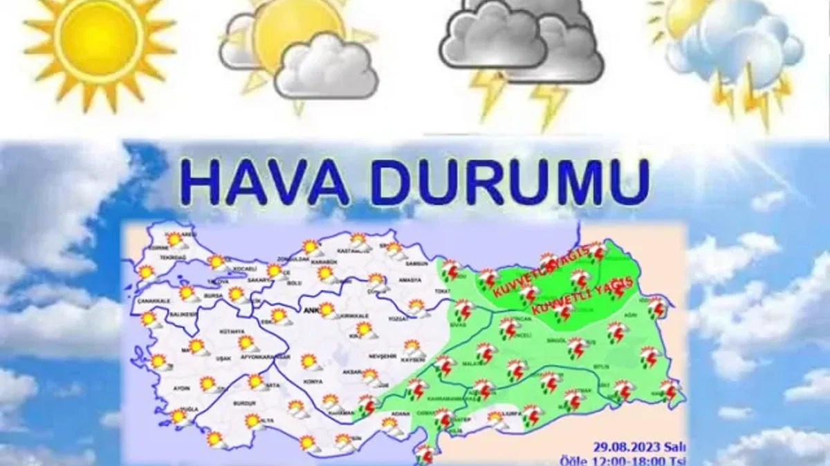 Meteoroloji'den kuvvetli yağış uyarısı