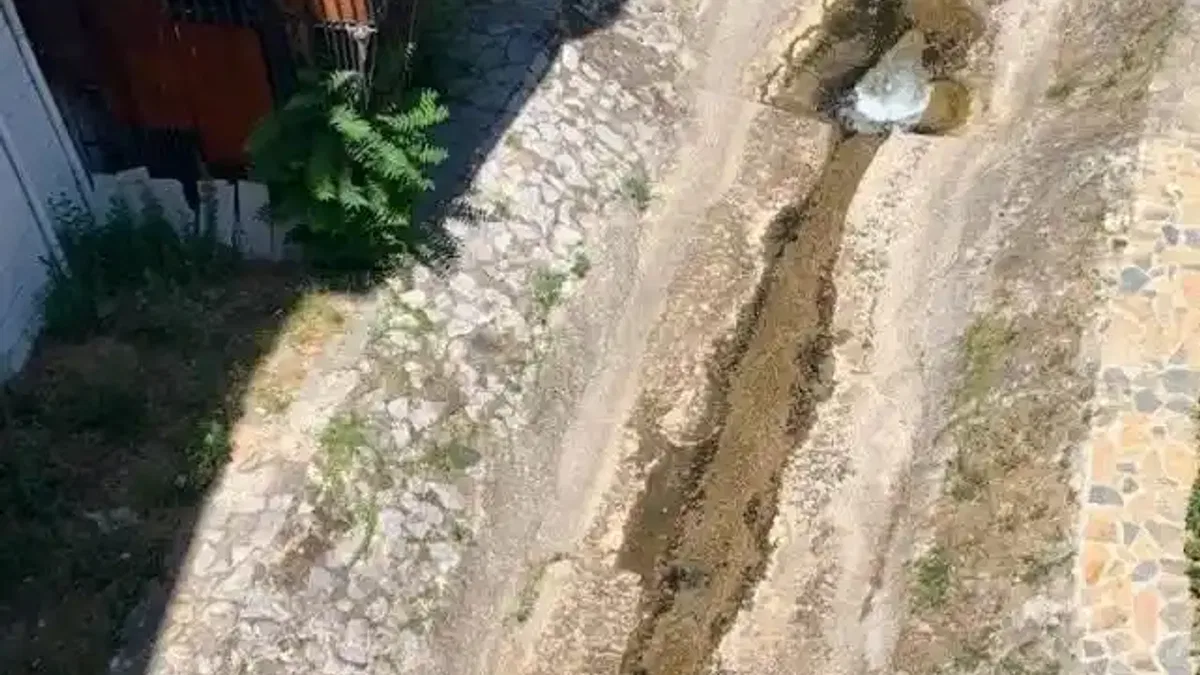Bursa'da Setbaşı Deresi’nin suyu ciddi oranda azaldı