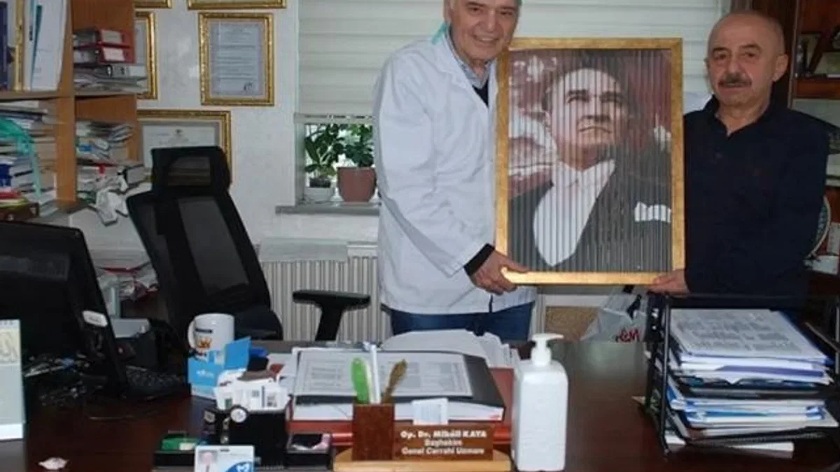 Başhekim Kaya’ya anlamlı ziyaret