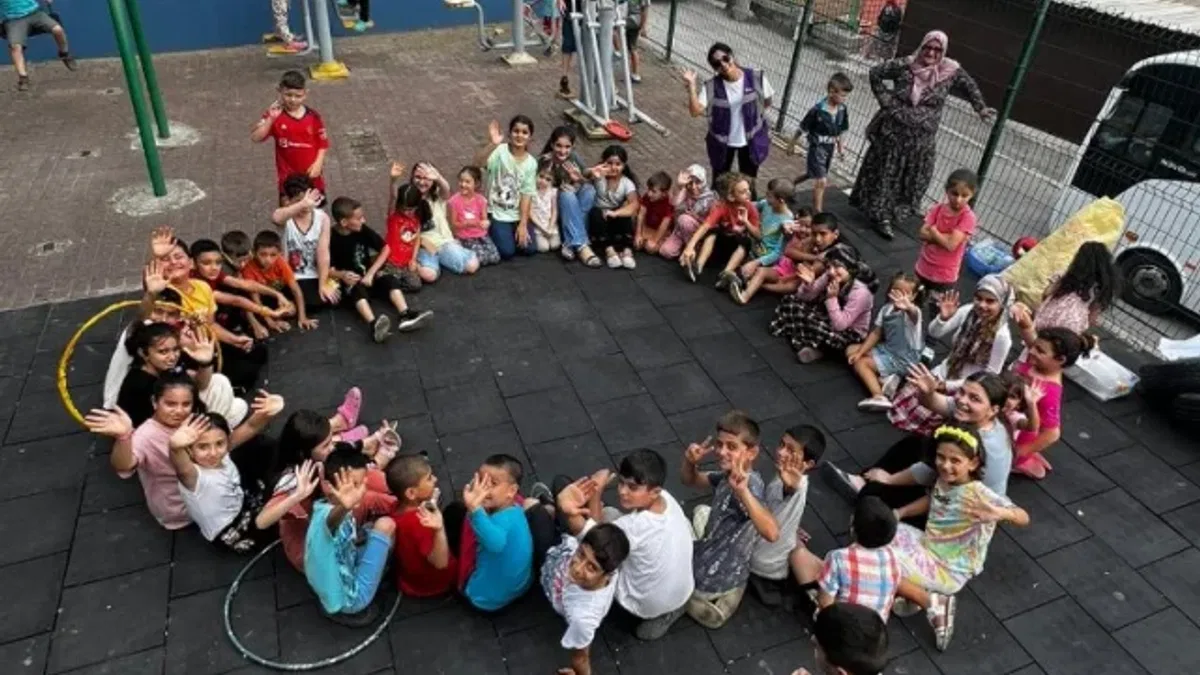 İzmitli minikler yaz tatili boyunca doyasıya eğlendi