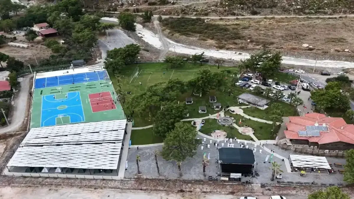 Muğla'da Asparan kamp ve spor tesisleri açıldı