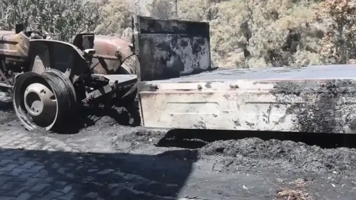 Muğla Büyükşehir'den Seydikemer'de yangın sonrası hasar tespit
