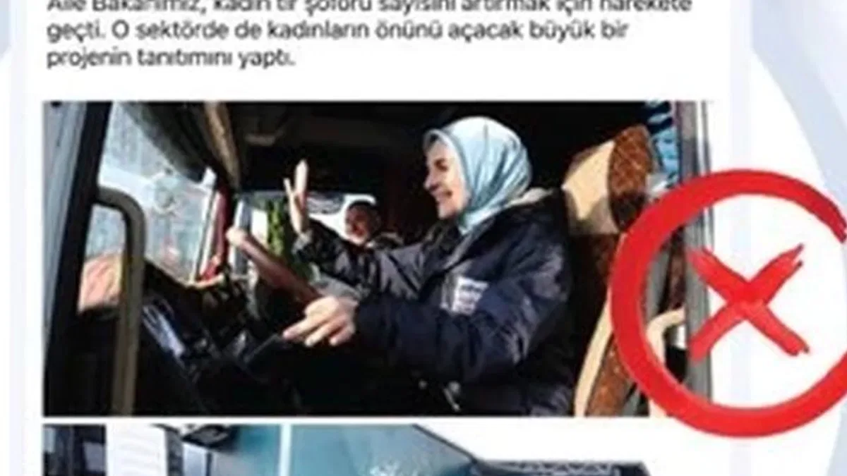 Bakanlıktan 'kadın TIR şoförlerine teşvik' iddialarına yalanlama