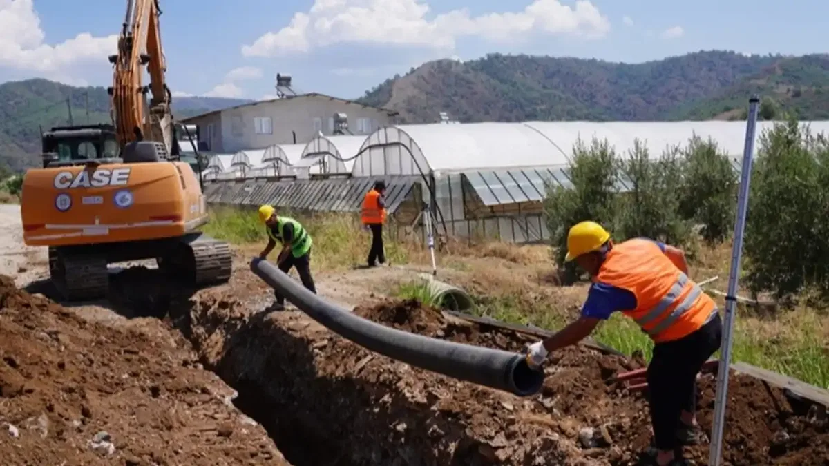 Muğla Fethiye Karagedik'in altyapısına yeni yatırım