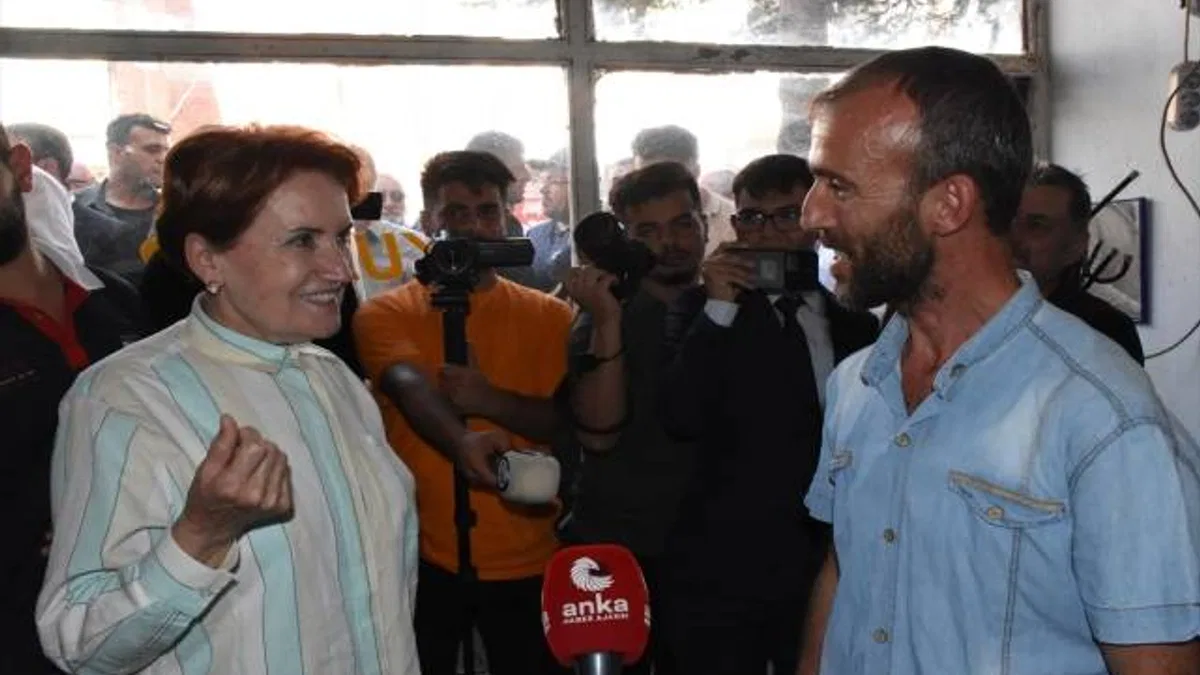 İYİ Parti Genel Başkanı Akşener, Aksaray'ın ilçelerinde esnafı ziyaret etti