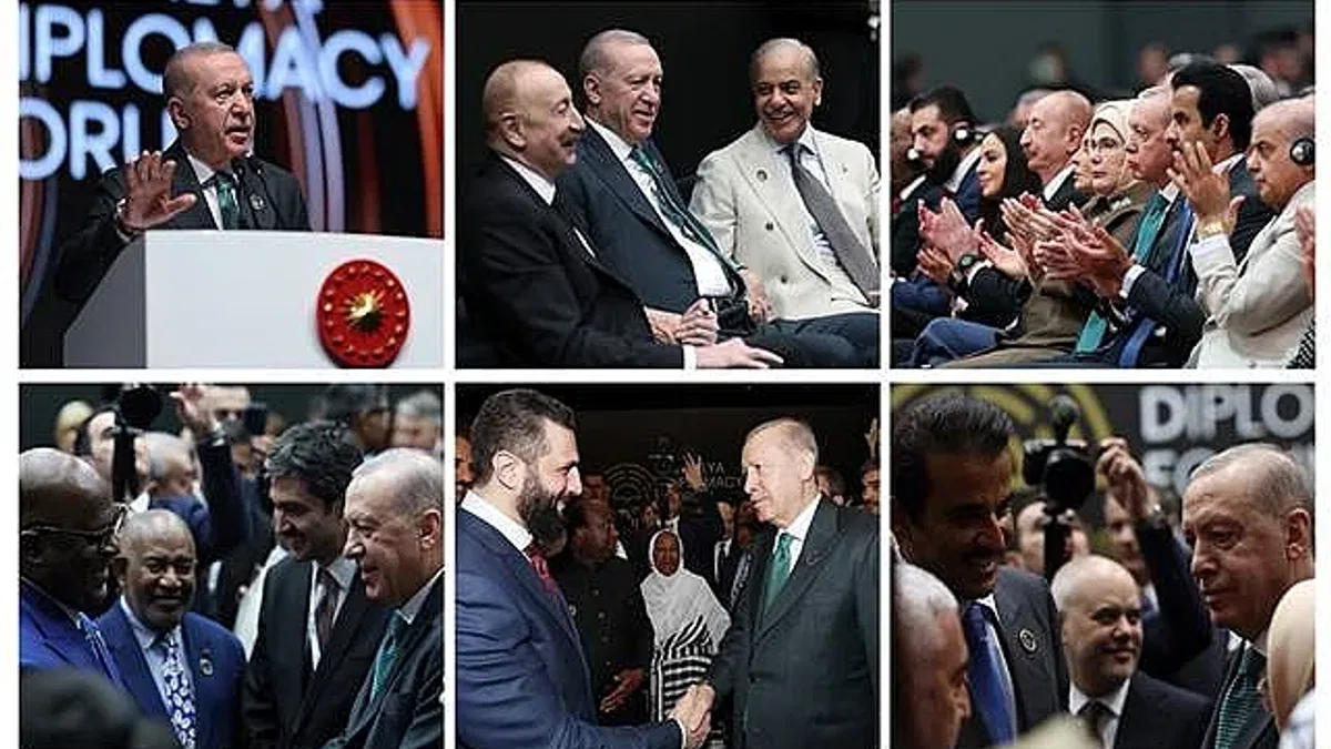 Cumhurbaşkanı Erdoğan'dan Antalya'da diplomasi trafiği