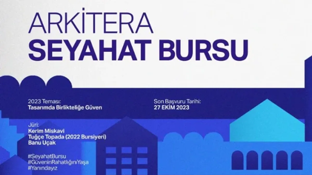 Seyahat bursu için son başvuru 27 Ekim