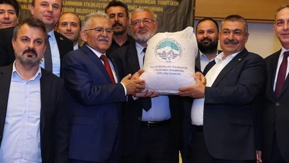 Kayseri Büyükşehir'den tarıma dev katkı