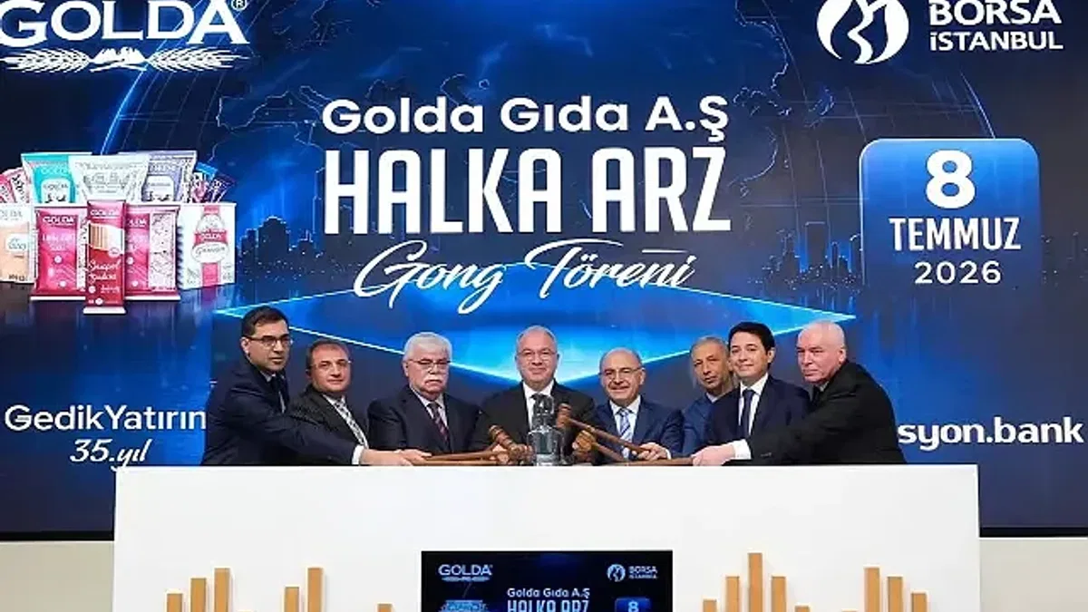 Borsa İstanbul'da gong Golda Gıda için çaldı