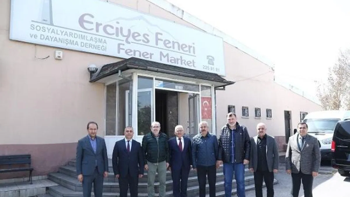 Büyükkılıç’tan Erciyes Feneri Derneği Marketi’ne ziyaret