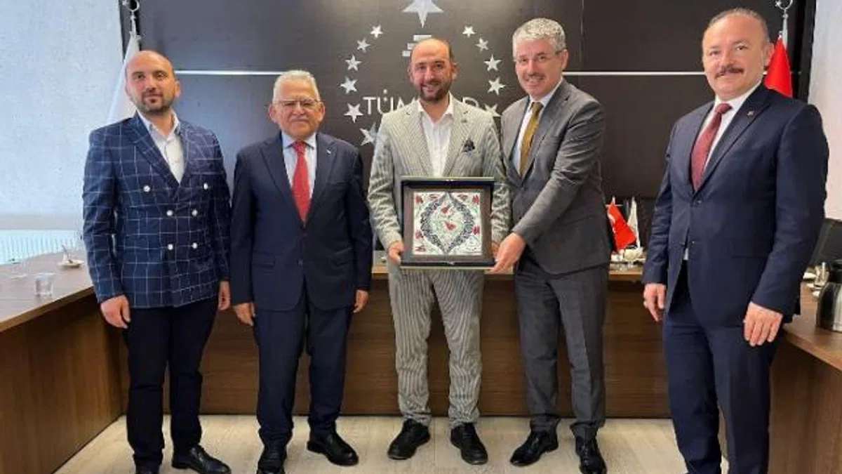 TÜMSİAD Kayseri Başkan Büyükkılıç'ı ağırladı