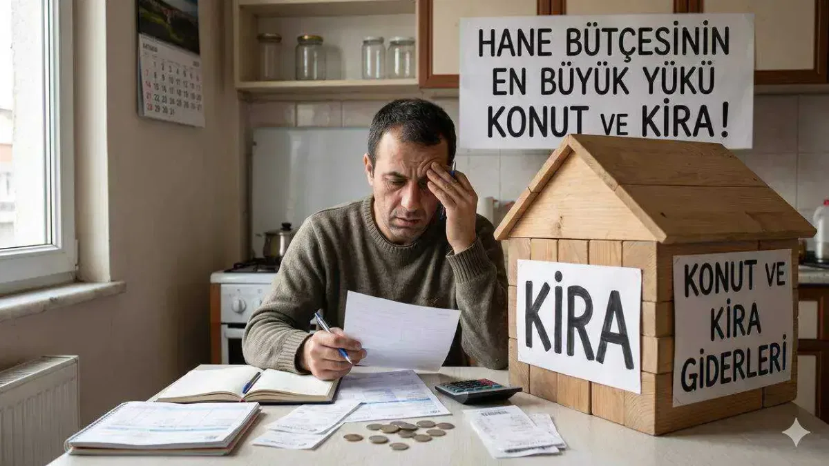 Hane bütçesinde yük konut ve kira!