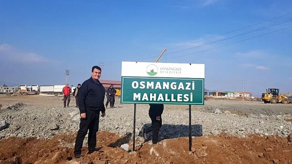 Gaziantep İslahiye'ye 'Osmangazi' Mahallesi