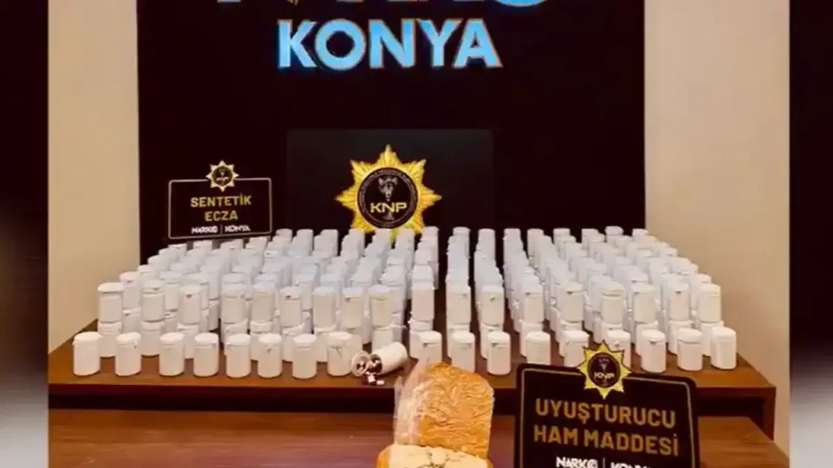 Konya'da uyuşturucu operasyonu: 18 tutuklama