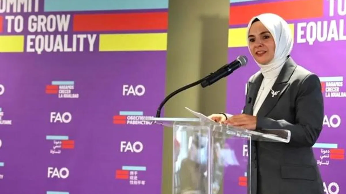 Bakan Göktaş kadınların küresel işgücünde yaşadığı zorlukları BM'de anlattı