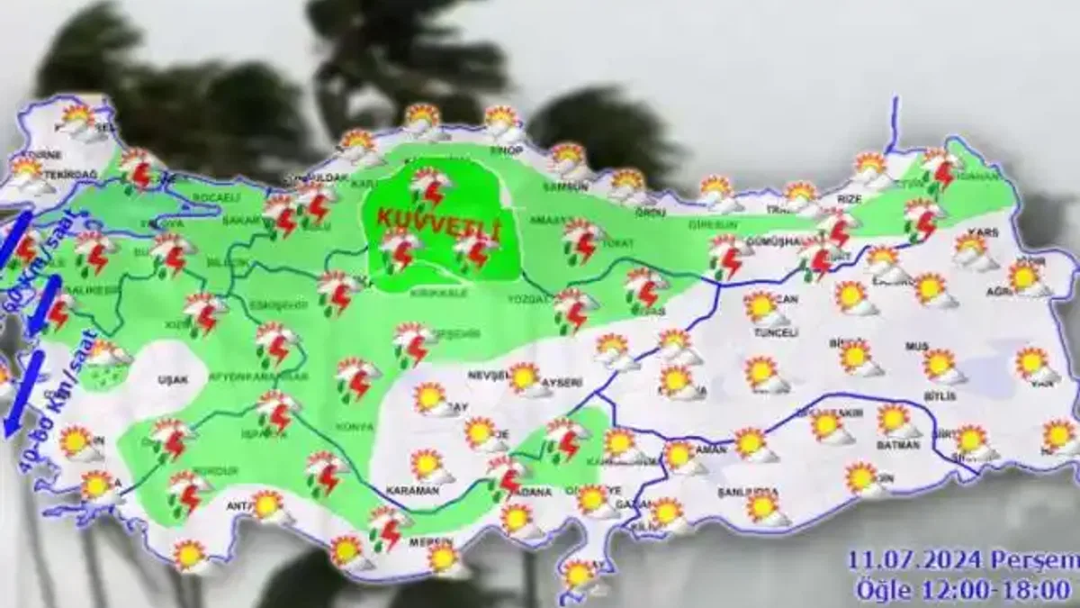 Meteoroloji'den 'kuvvetli' uyarı!