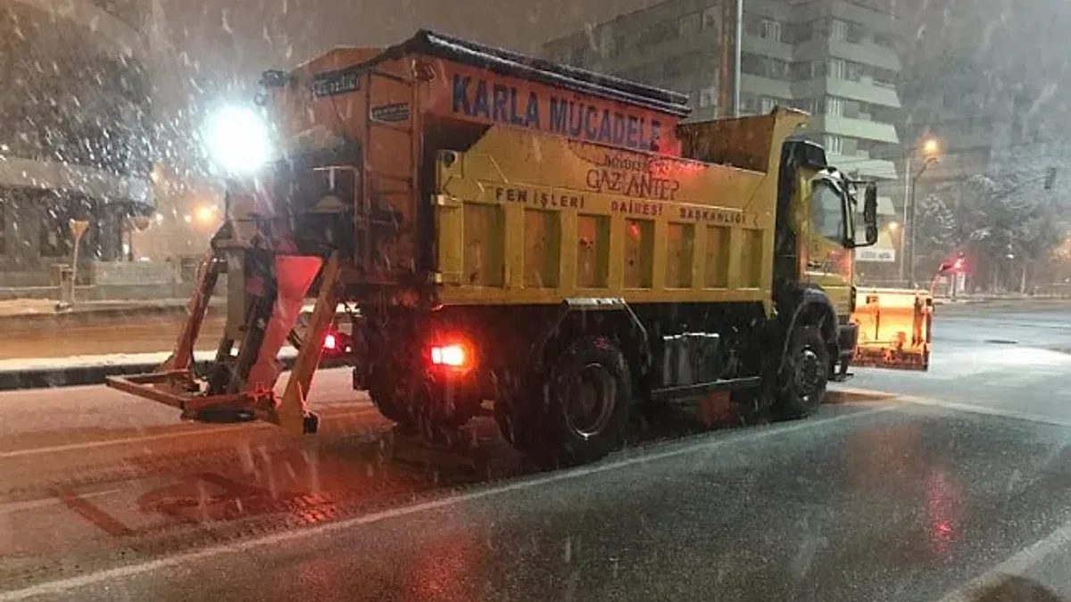 Gaziantep'te 'beyaz' mesai