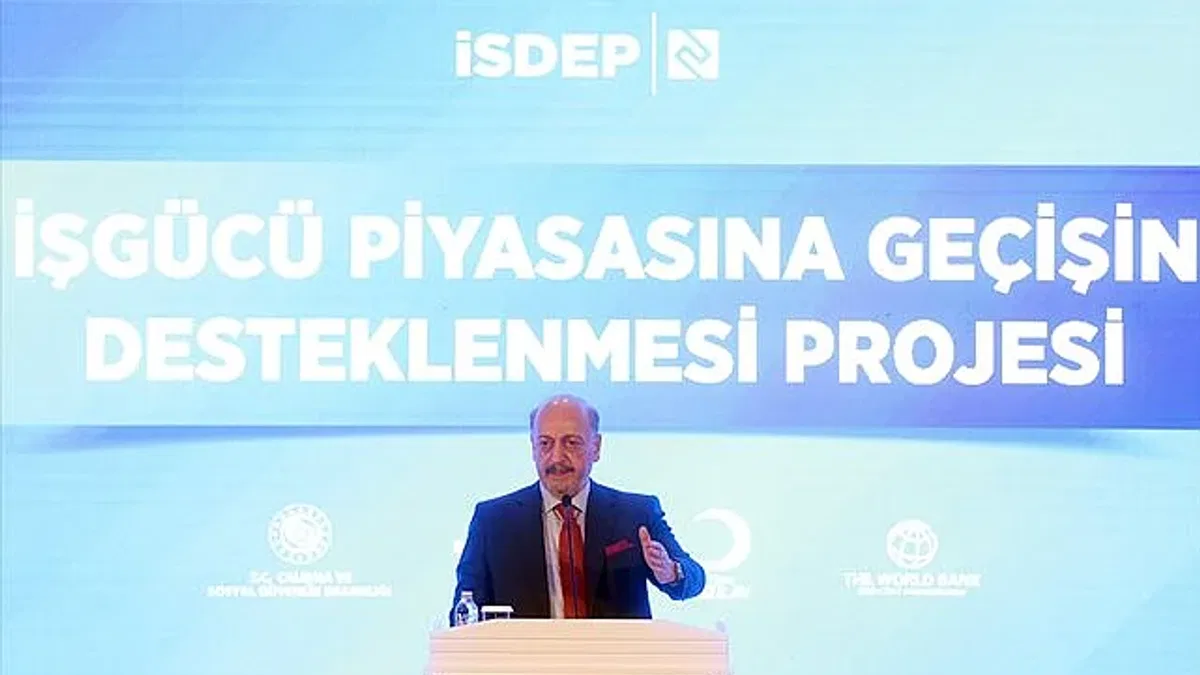 Bakan Bilgin, 'İşgücü Piyasasına Geçişin Desteklenmesi Projesi'nin açılışında konuştu