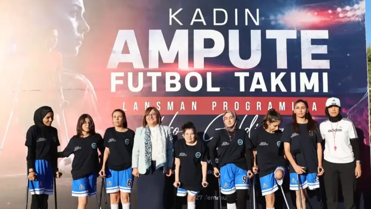 Türkiye'nin ilk kadın Ampute takımı gazi şehirde
