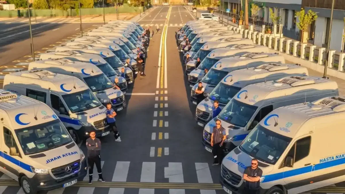 Kocaeli’de hasta nakil ambulans hizmeti 7/24 vatandaşın yanında