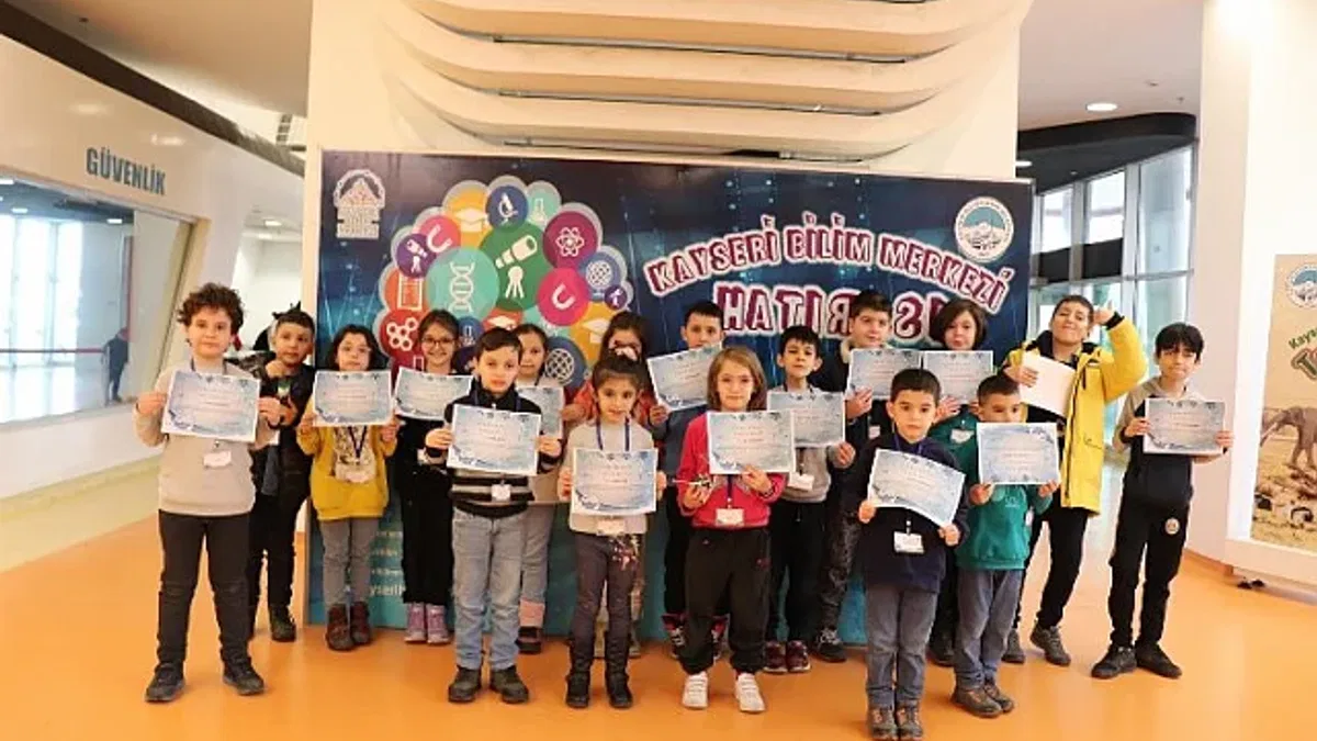 Kayserili çocukların bilim tatili