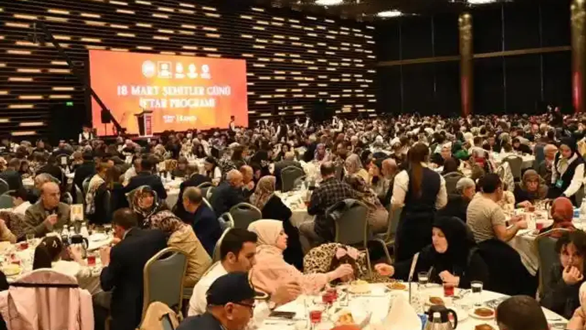 Konya’daki şehit aileleri, gaziler ve yakınları iftarda buluştu