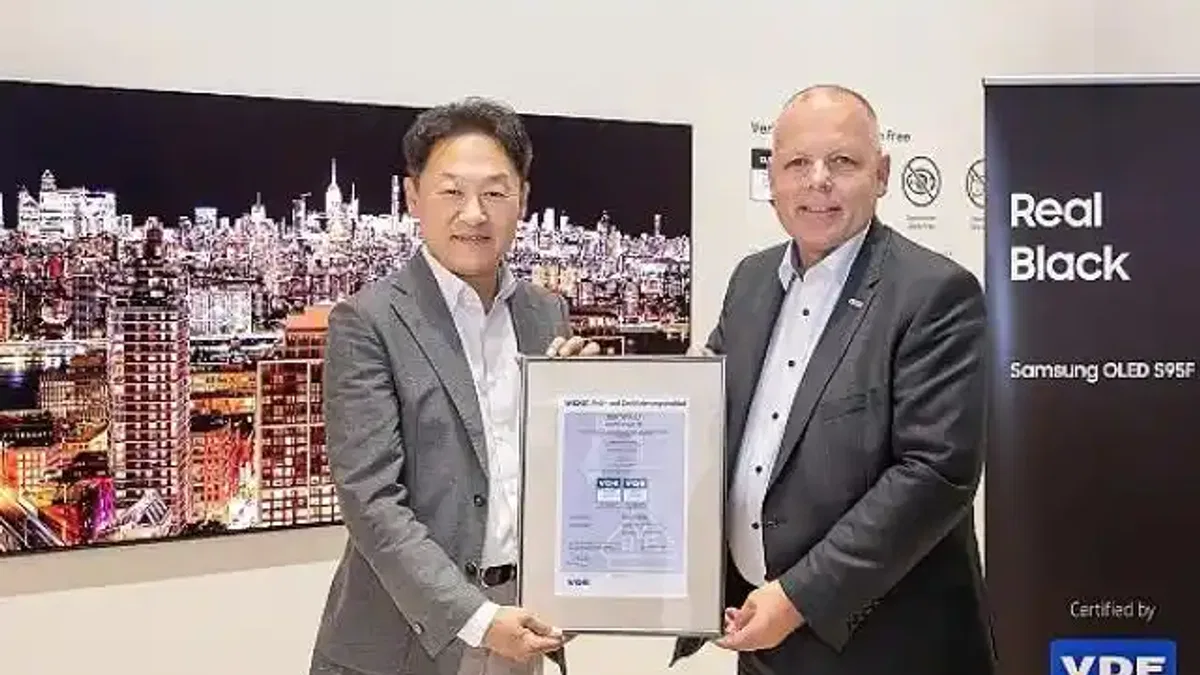 Samsung 2025 OLED TV serisi, VDE'den "Gerçek Siyah" ekran sertifikası aldı