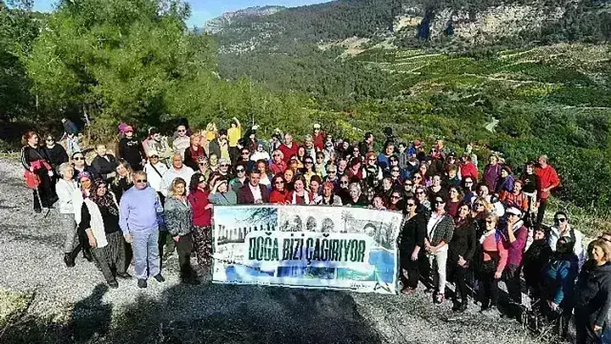 Doğanın içinde yöresel lezzetleri tattılar