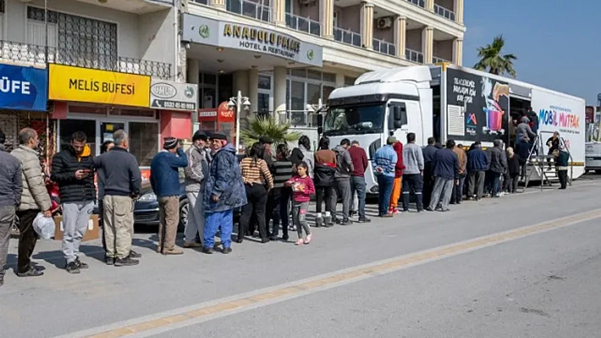 Mobil mutfakla 3 öğün yemek