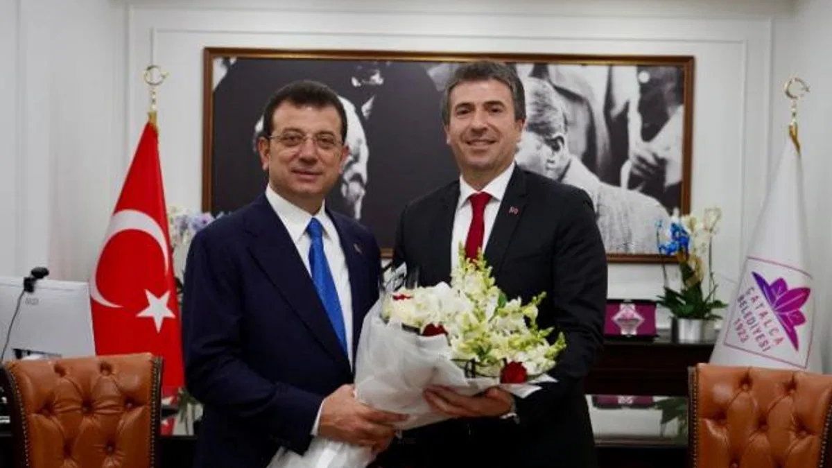 İmamoğlu’ndan Güzel’e tebrik ziyareti