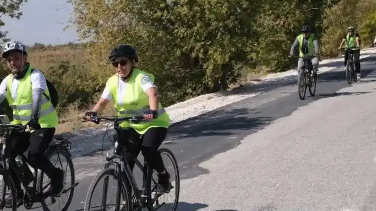 Konya’da tarih ve kültür dolu rotalarda pedal çevrildi