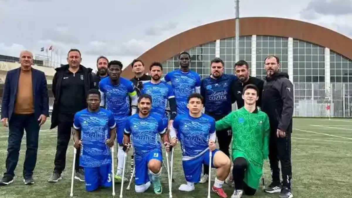 Gebze'de Ampute Futbol Takımı’ndan önemli galibiyet