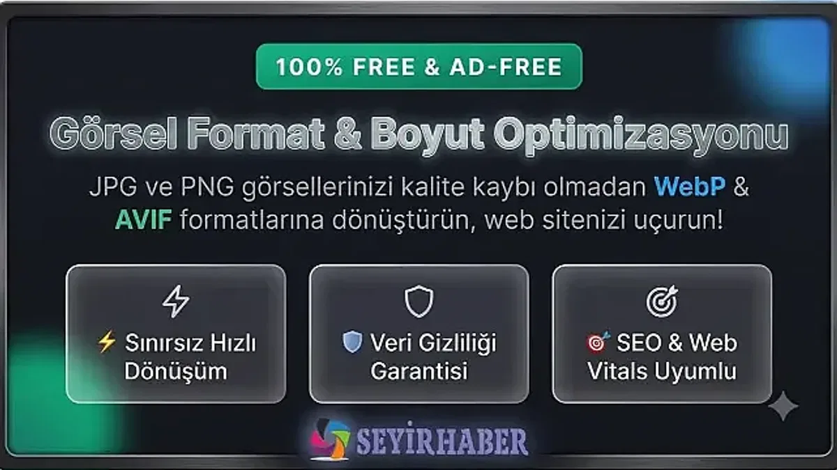 Web Site Sahipleri ve İçerik Üreticilerine Müjde: Reklamsız ve Ücretsiz Görsel Optimizasyon Aracı Yayınlandı!