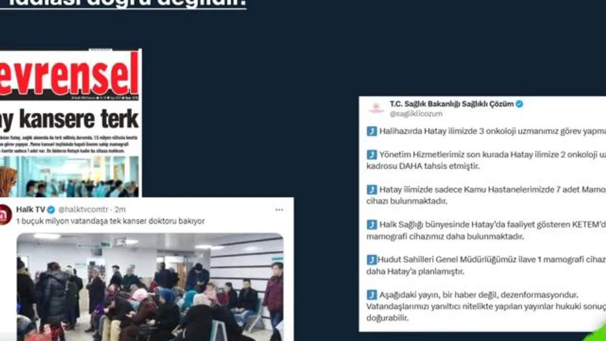 Hatay'daki o iddialar yalanlandı