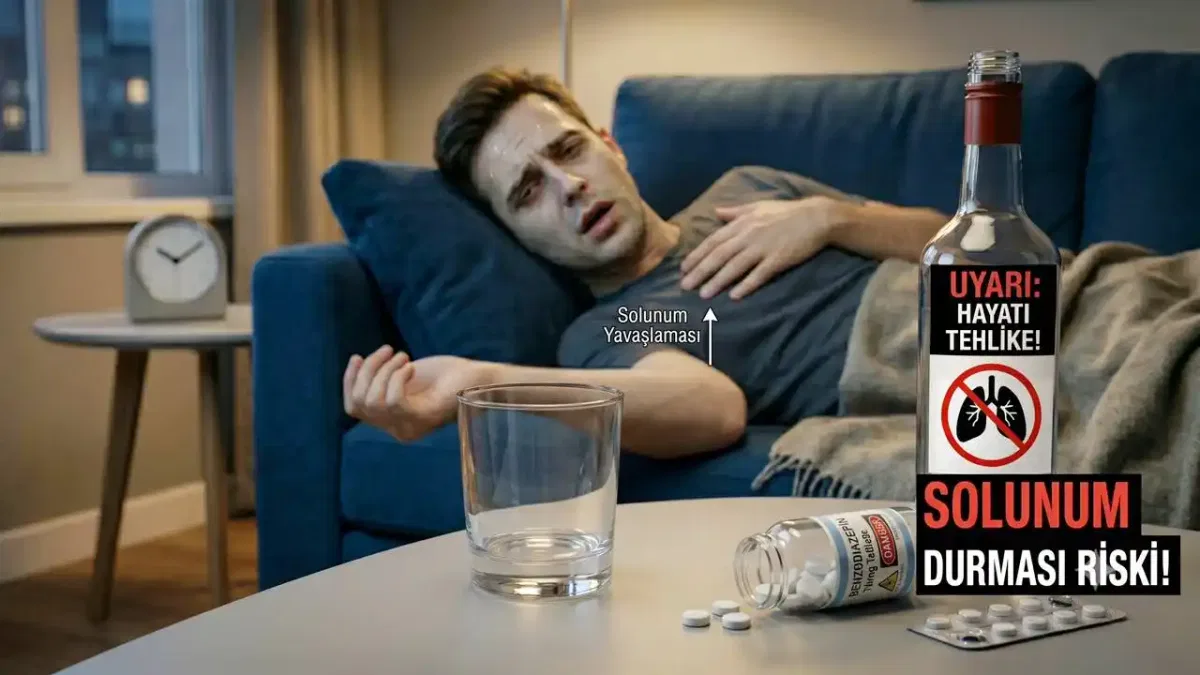 Sakinleştirici ve alkol kombinasyonunda büyük tehlike!