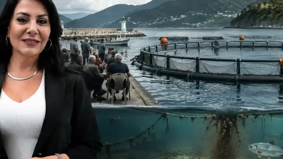 Rize'de kafes balıkçılığı projesine karşı nöbet... Zafer Partili Aslan'dan Rize balıkçı köyü çağrısı