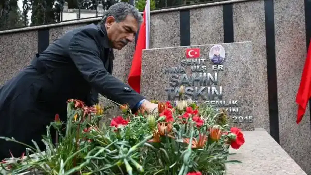 Bursa Gemlik'te şehitler unutulmadı