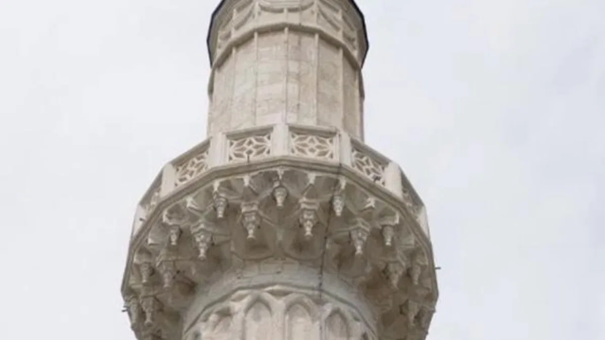 Ayasofya'da kuzeydoğu minare restorasyonu tamamlandı